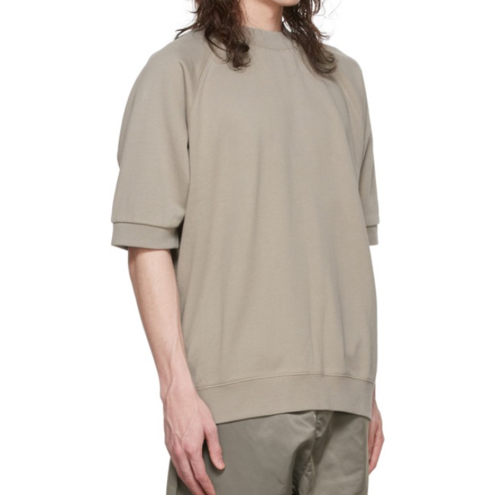 Essentials Taupe Cotton Sweatshirt - Essentials Clothing