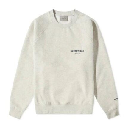 Essentials Taupe Cotton Sweatshirt - Essentials Clothing