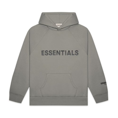 Fear of God Essentials Oversized Hoodie Gray - Essentials Clothing
